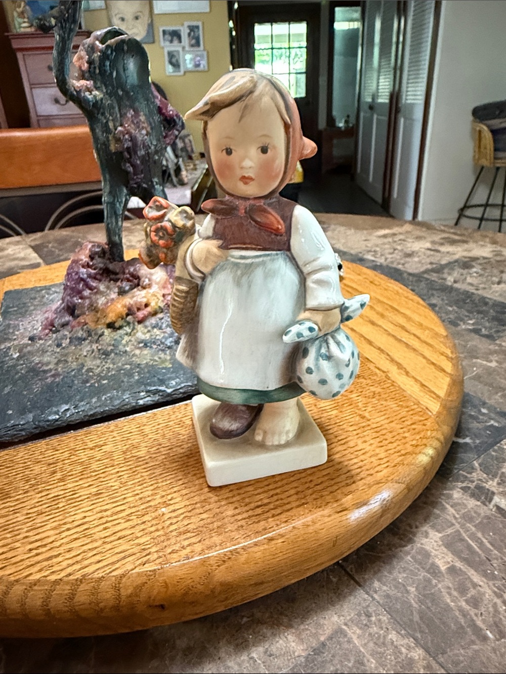 Vintage Goebel Hummel “Weary Wanderer” #204 TMK-2 Full Bee Germany Figurine
